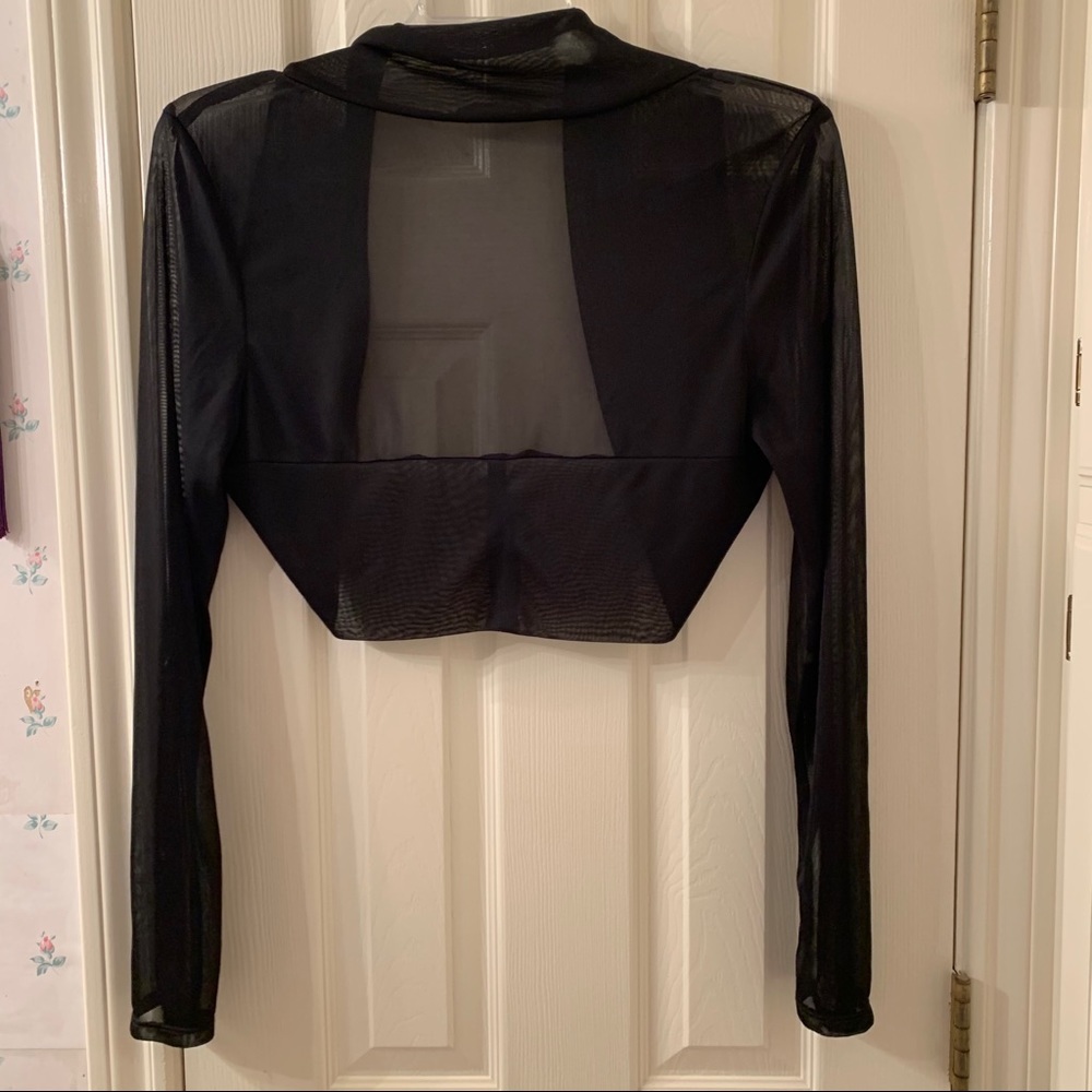 Long sleeve formal cardigan/shawl